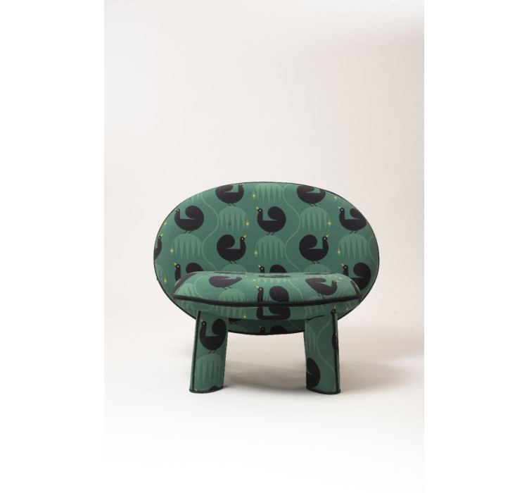 Крісло Dino ARHIVE FABRIC OLEKSANDR SAENKO ShishkaProject10
